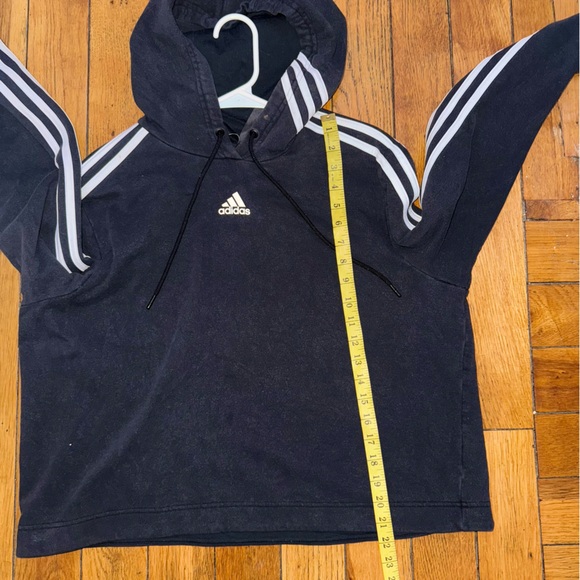 Adidas Black Pullover with White Accents - Picture 6 of 7
